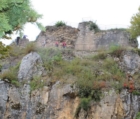 ruine du château des Cardaillac - Saint Cirq Lapopie